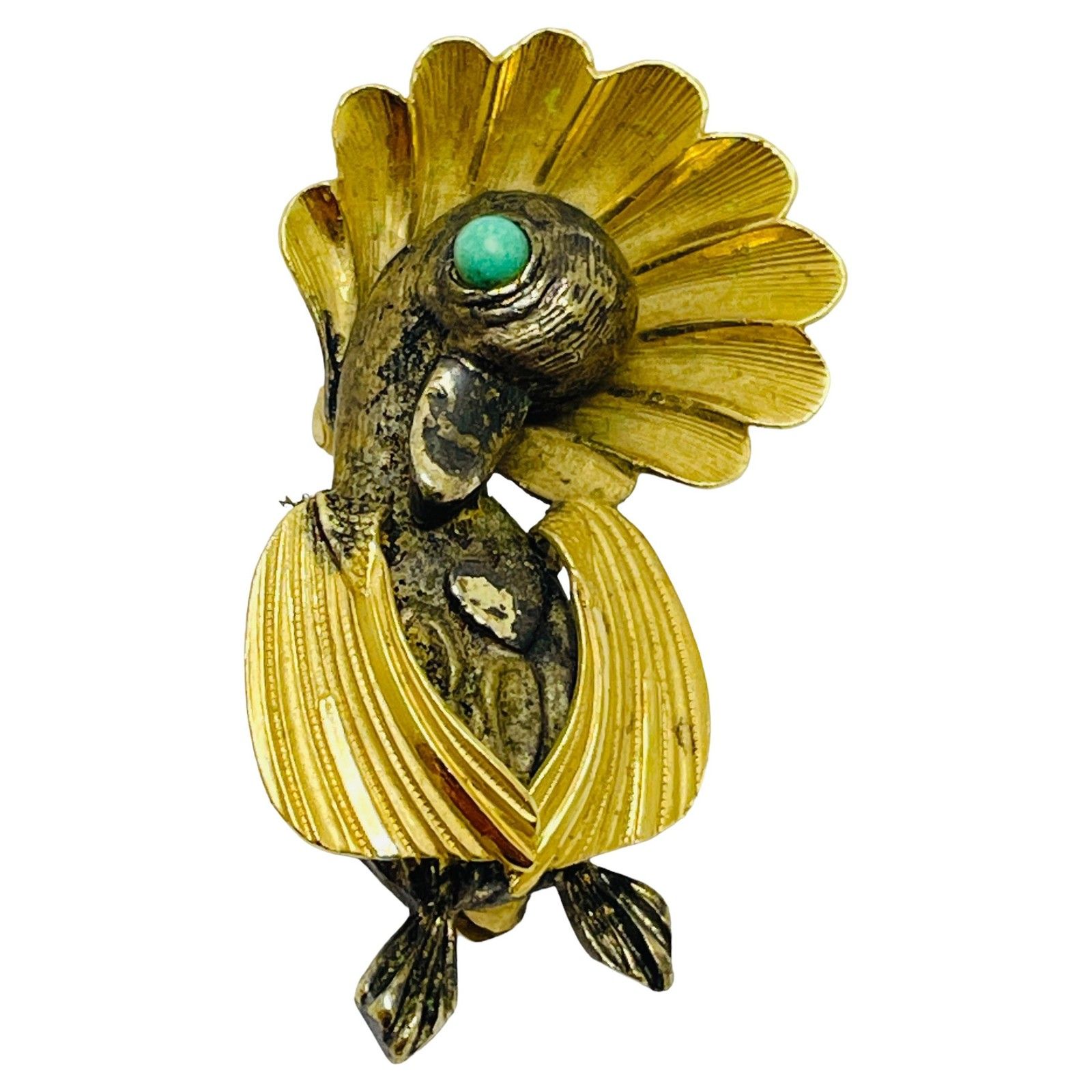 Wells 12k Gold Filled Little Duck Designer Brooch